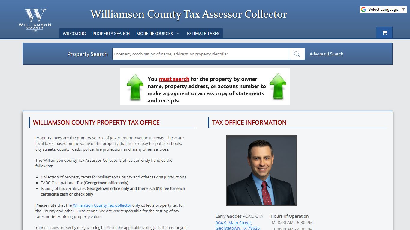 Williamson County, Texas - Property Search